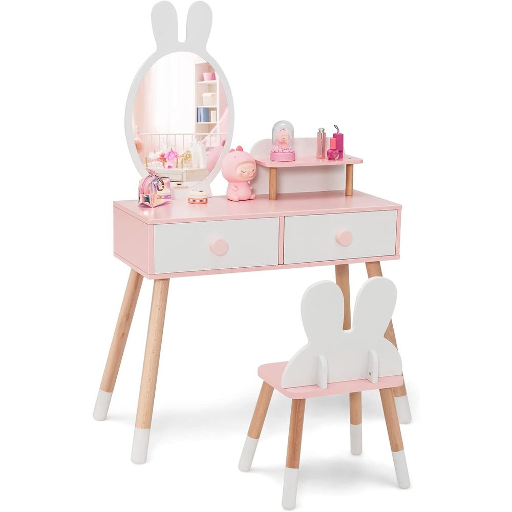 Beauty Makeup Chair - EY Kids Vanity, Ensemble table et