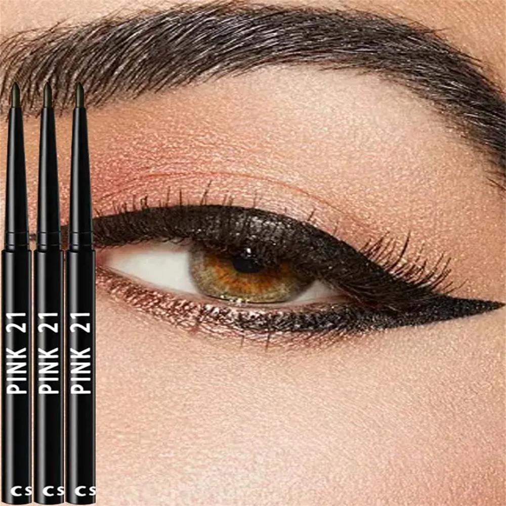 Beauty Linasi Makeup - Crayon Eyeliner noir imperméable, résistant aux