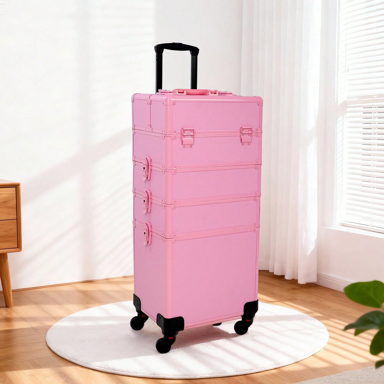 Makeup Organizer - Valise de maquillage à roulettes 4