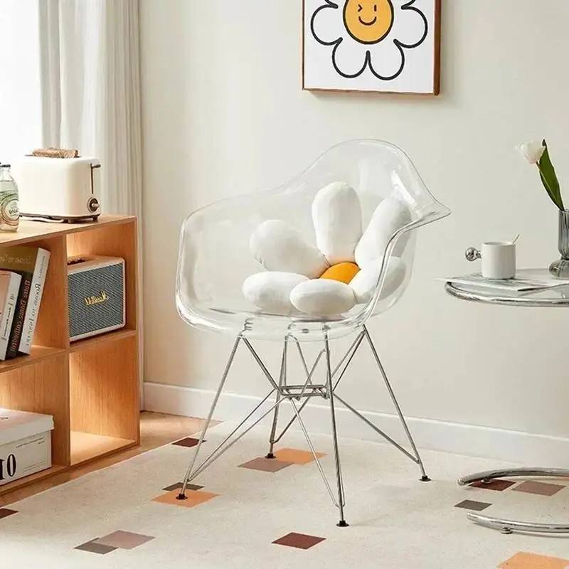 Beauty Makeup Chair - Chaise de salle à manger transparente