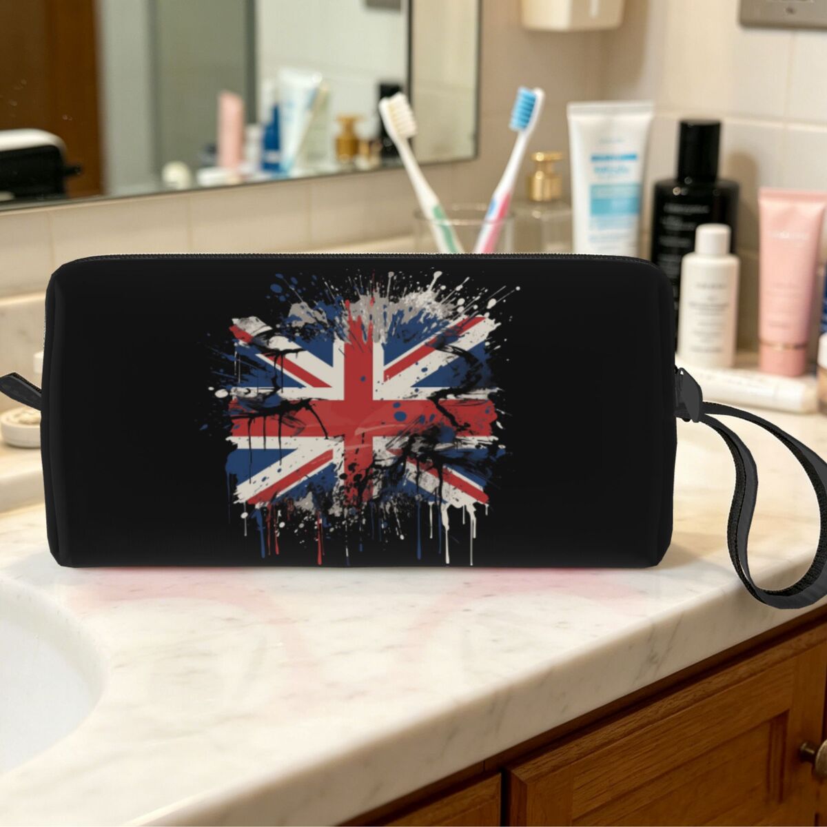 Beauty Makeup Uk - Sac de maquillage avec drapeau Union