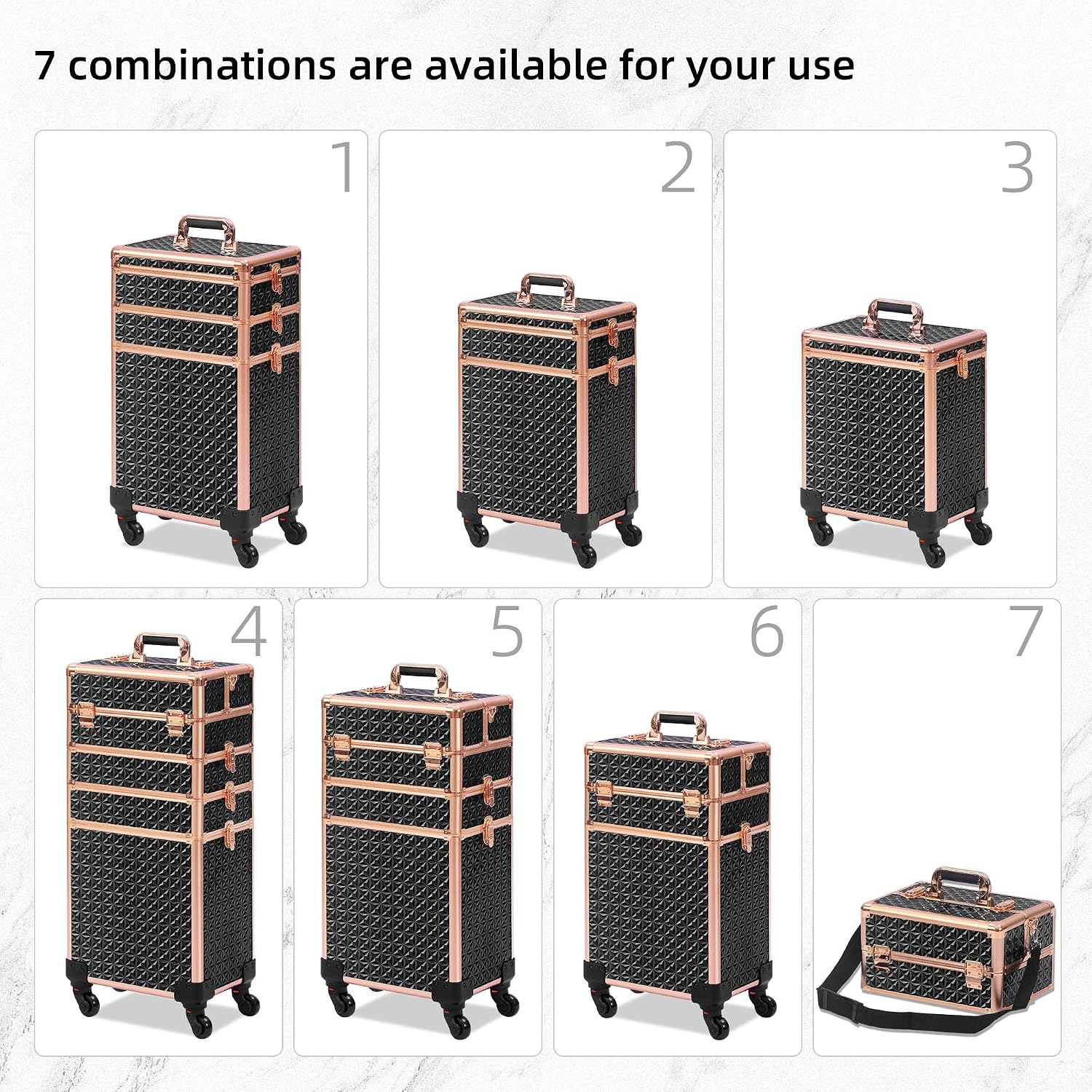Valise de maquillage à roulett - Makeup Organizer avis et prix