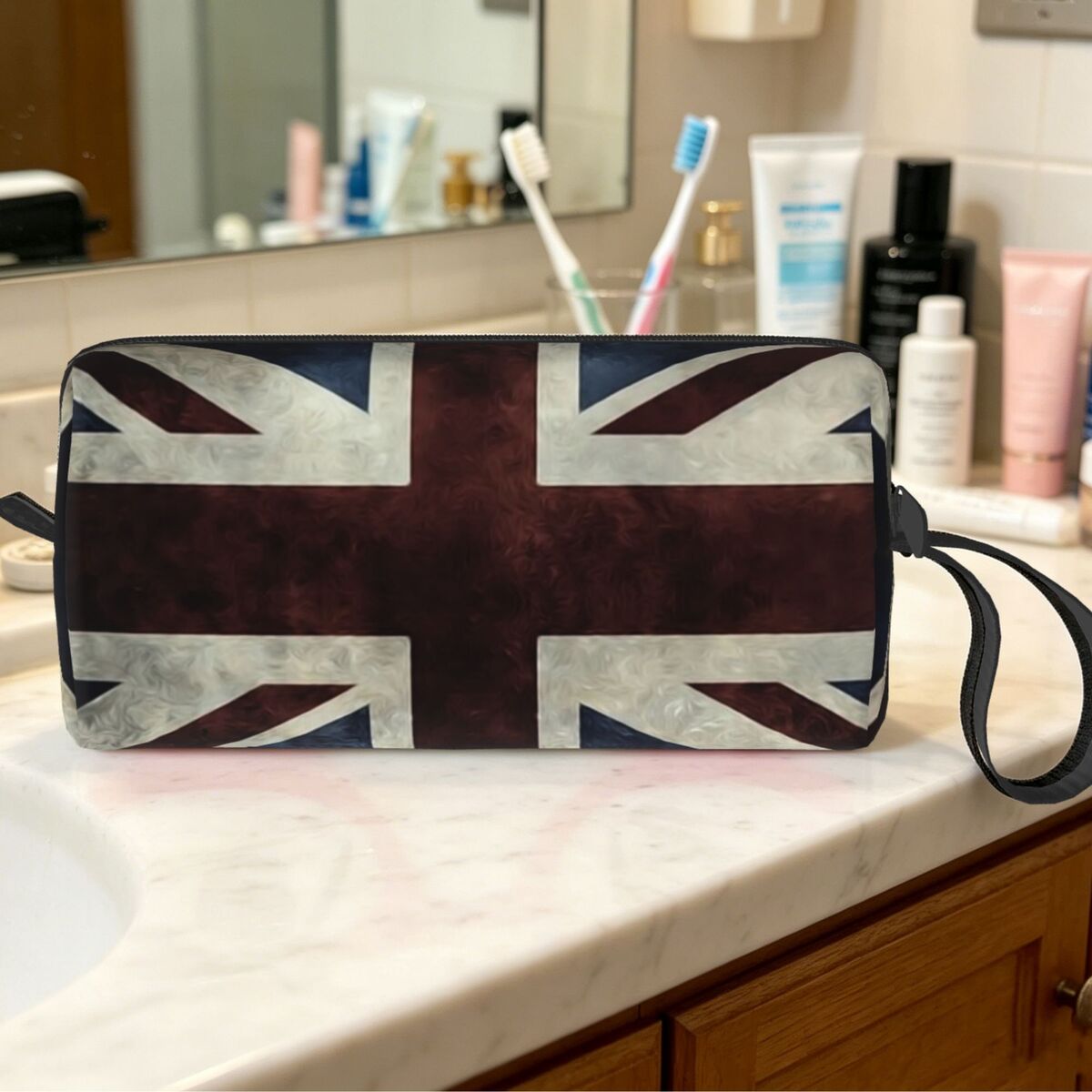 Sac de maquillage avec drapeau - Beauty Makeup Uk avis et prix