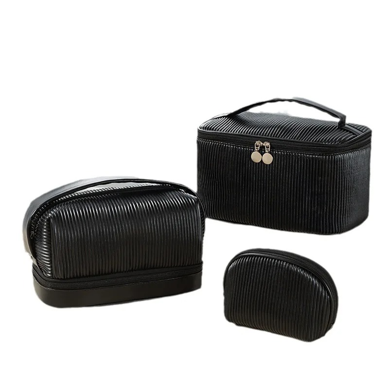 Sac de maquillage en cuir PU d - Makeup Organizer avis et prix