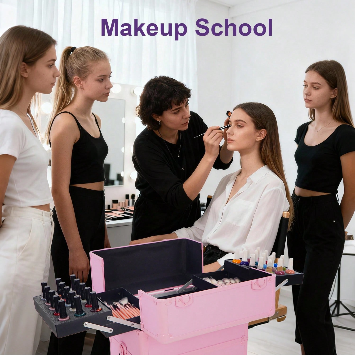 Valise de maquillage à roulett - Makeup Organizer avis et prix